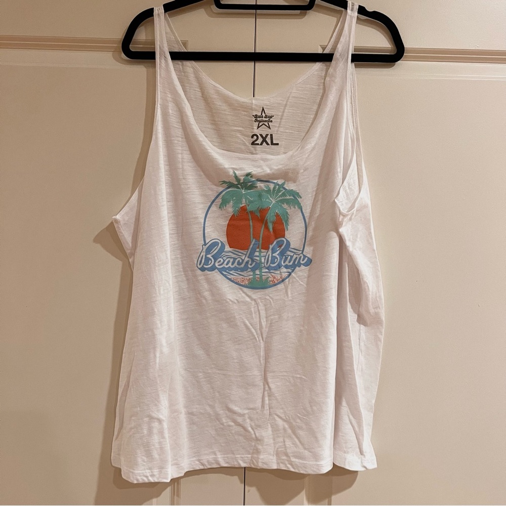 BEST BAD INFLUENCE - BEACH BUM TANK NWOT